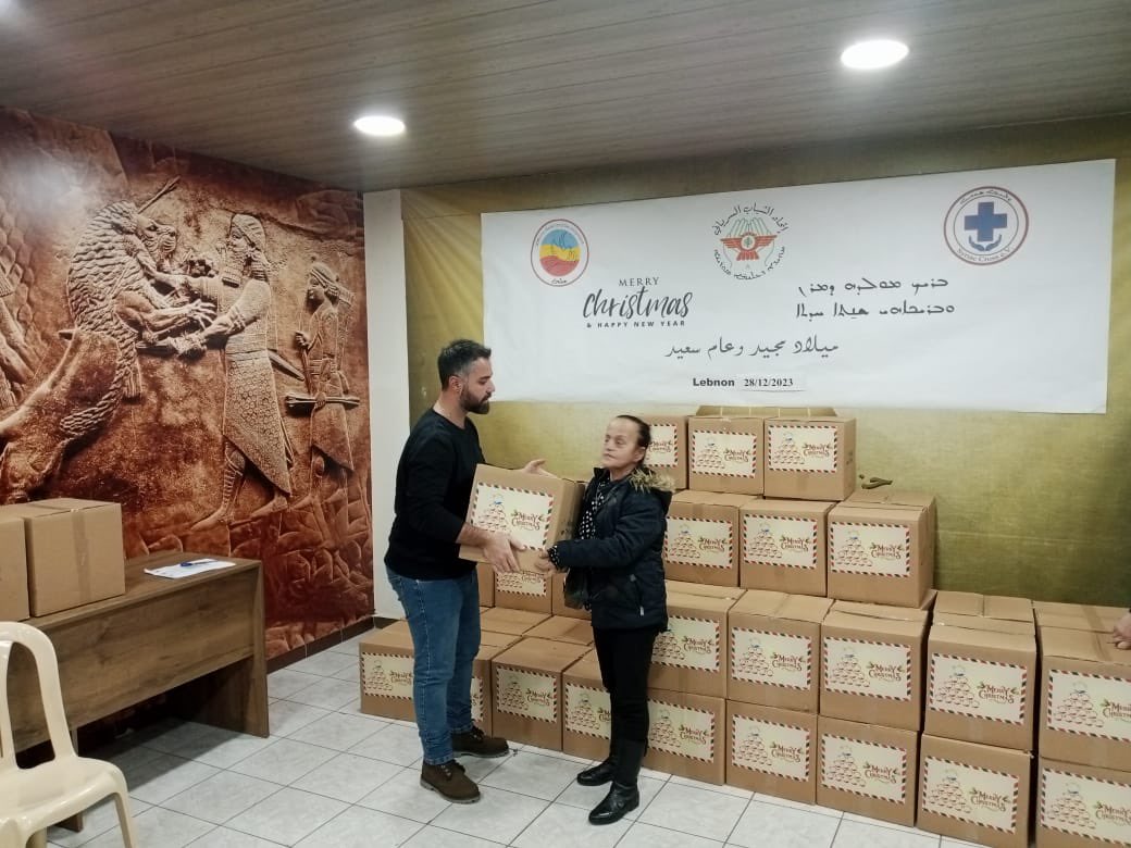 SCross_Schlomo's tweet photo. Today we distributed food parcels to families in need in Beirut, Lebanon. 
#Beirut #Lebanon #aid https://t.co/3JHSzDjyy7