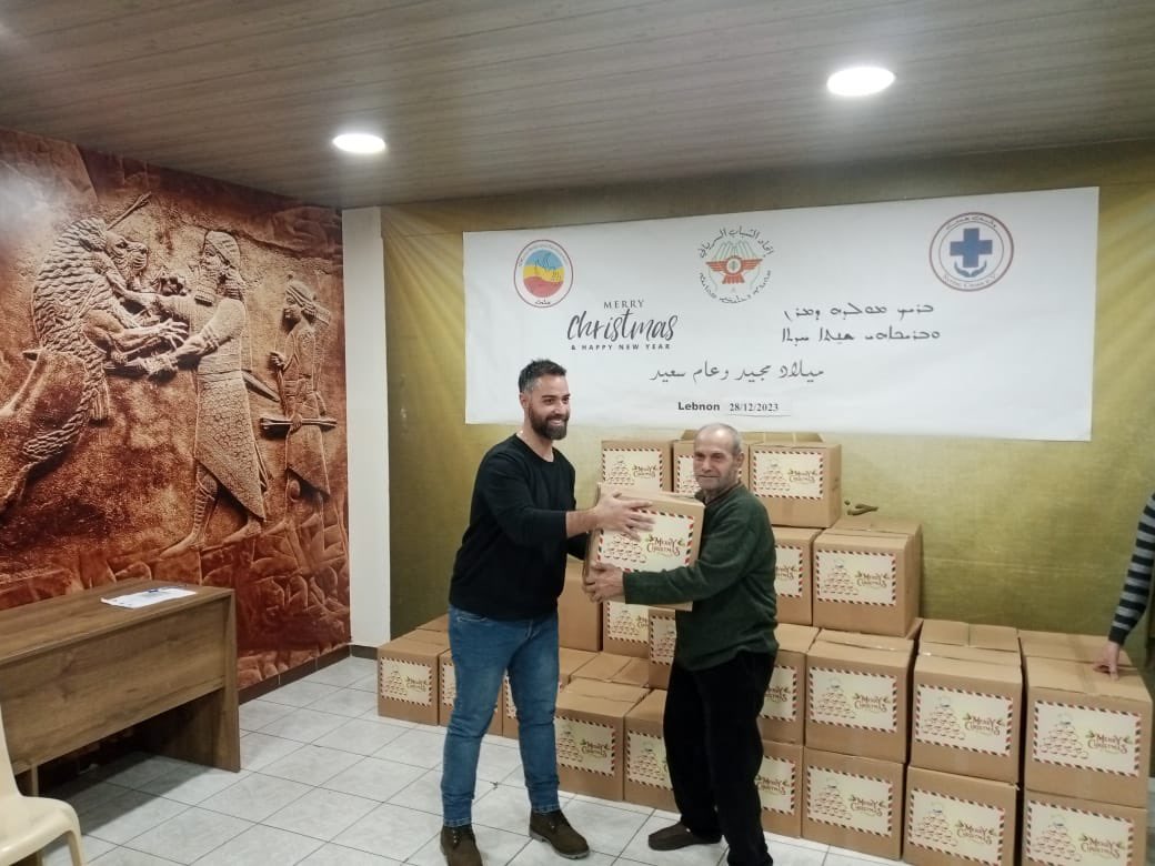 SCross_Schlomo's tweet photo. Today we distributed food parcels to families in need in Beirut, Lebanon. 
#Beirut #Lebanon #aid https://t.co/3JHSzDjyy7