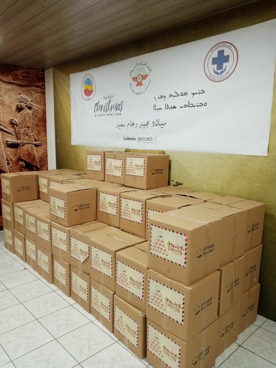 SCross_Schlomo's tweet photo. Today we distributed food parcels to families in need in Beirut, Lebanon. 
#Beirut #Lebanon #aid https://t.co/3JHSzDjyy7