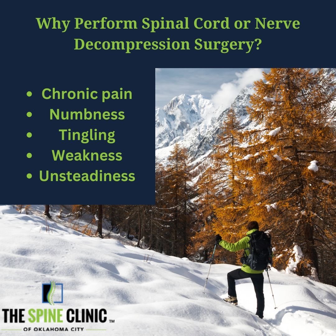 SpineClinicOK's tweet image. Thinking about nerve decompression? Here are some reasons you may be interested in surgery. #Spinecompression #Nervedecompression #Spinesurgery #HealthcareExcellence #SpineCare #PatientFirst #spineclinicOKC #DrDougBeacham #DrBrettBraly