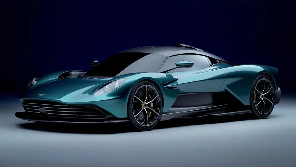 CARandDRIVER's tweet photo. 2024 @AstonMartin Valhalla: What we know so far: https://t.co/26stDs34lP https://t.co/6yT6MF7eQk