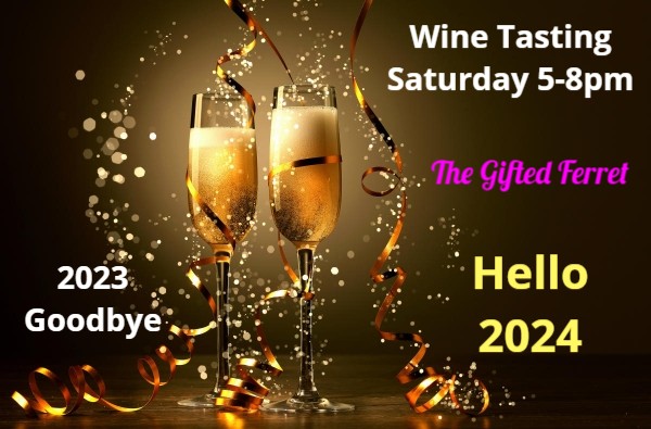 TheGiftedFerret's tweet image. Our last regular Wine Tasting of the year is this Saturday, but we still have our Annual New Year's Eve Sparkling Wine Tasting on Sunday, too. Join us this weekend as we close out 2023 with these two tasting events. 
#NewYearsEve #TastingEvents #WineTasting