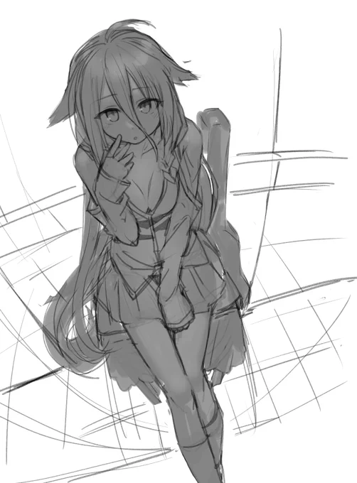 清書は簡単にするけどラフ 