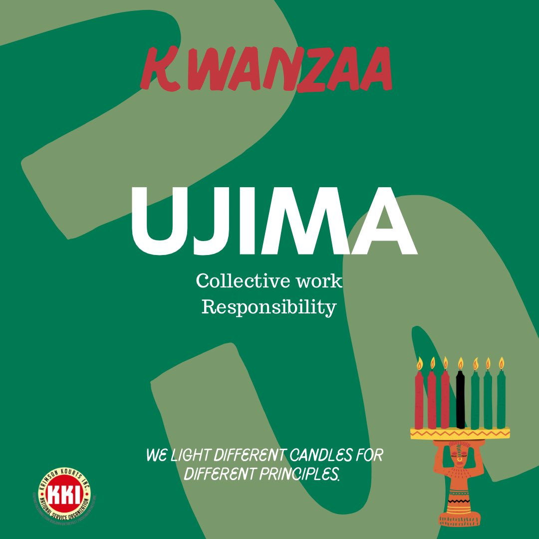 Kwanzaa Day 3: KKINSO Strives on servicing the community. What better way than doing these acts as a collective? We are responsible for the change we want to see in the world. 

#kkinso2005 #communityservice #KKIKares #Kwanzaa #YoSweet #Ujima