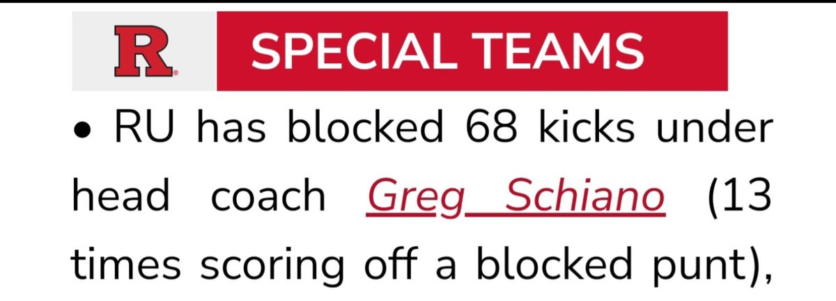 And a very big one today.
#Rutgers