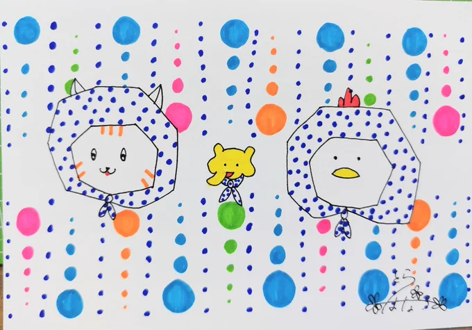 #2023年自分が選ぶ今年の4枚 今年も楽しく描くこと出来ました!!ありがとうございます〜 