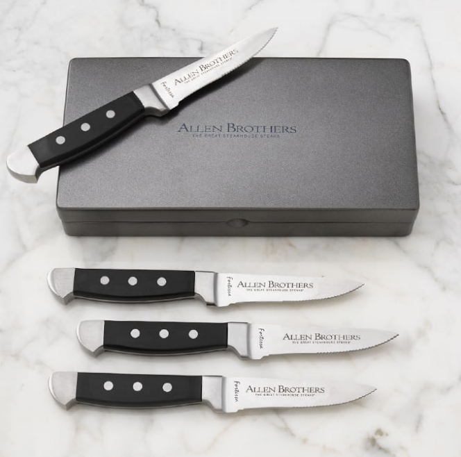  4 LONGHORN STEAKHOUSE STEAK KNIVES New! ~ BBQ Kitchen