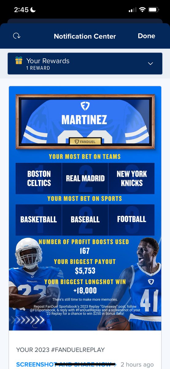 Popavelli737CEO's tweet photo. @FDSportsbook #fandualreplay https://t.co/ROwz29kjrL