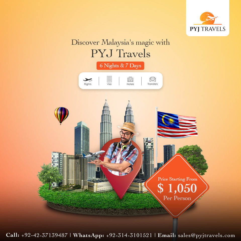 PYJTravels's tweet photo. Scale new heights in Malaysia! This incredible getaway takes you to the top of tropical paradise for only $1,050 per person. Enjoy 6 nights and 7 days of adventure, including flights, hotels, transportation and more.
#PYJTravels #malaysiatourism #malaysia #visitmalaysia https://t.co/98N6aPGrH4