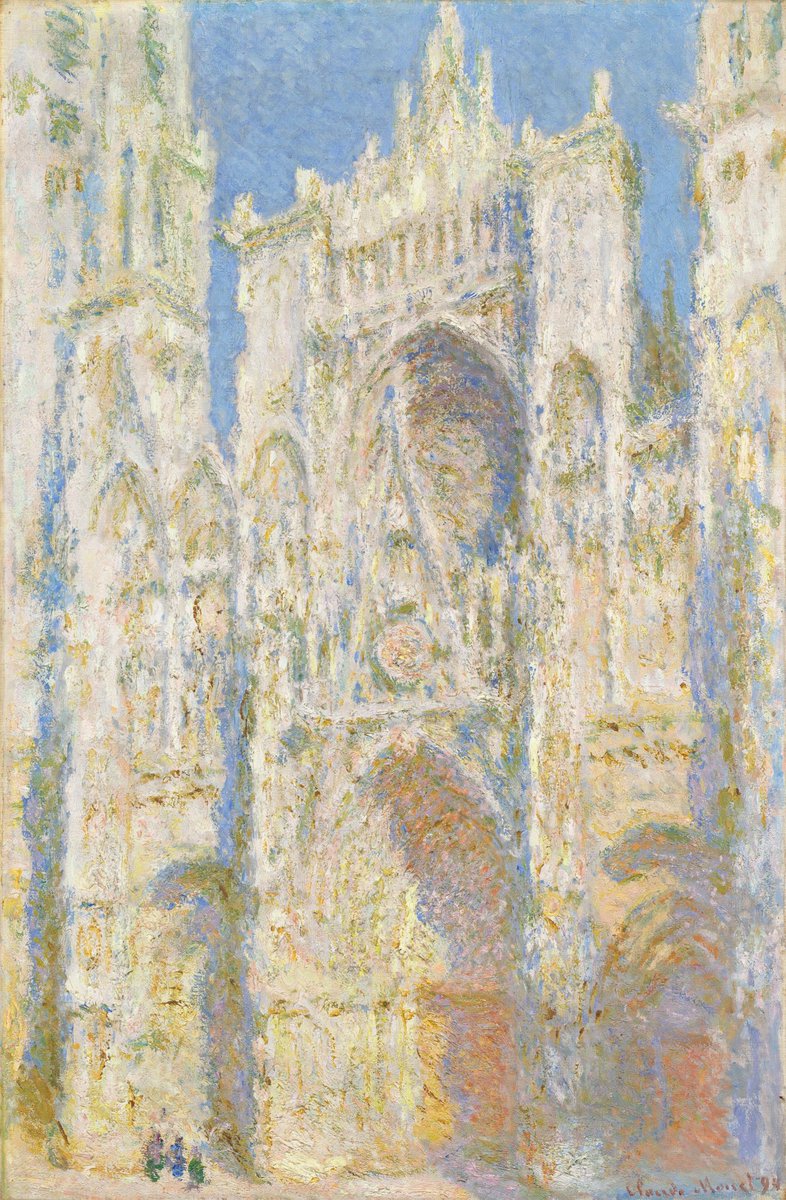 teovix2's tweet photo. @jesawyer Claude Monet - Rouen Cathedral series! When I first saw one of these pieces, I was absolutely awestruck by the use of color to reflect the difference in light, also his art style is one of a kind! https://t.co/gDQIUSCWaY