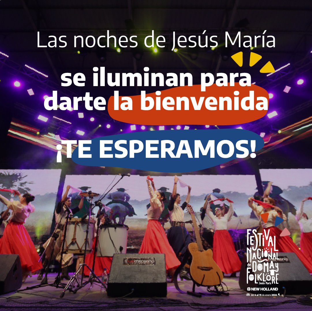 Preparen las pistas que el folklore se bailará 💃 en cada rincón del Festi con @cantoresdelmonte
@banegashoracio @los4decordobaoficial @nicomembriani @loykrrizo_ok @palmaeoficial
y un cierre a puro cuarteto con <a href="/daleqva/">daleqva</a>.oficial  📷 Comprá tu entrada 📷festival.org.ar