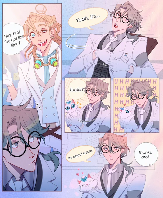 day 437843943 of drawing gatto until he comes home 🐱🥼🧪🐾 #IdentityV