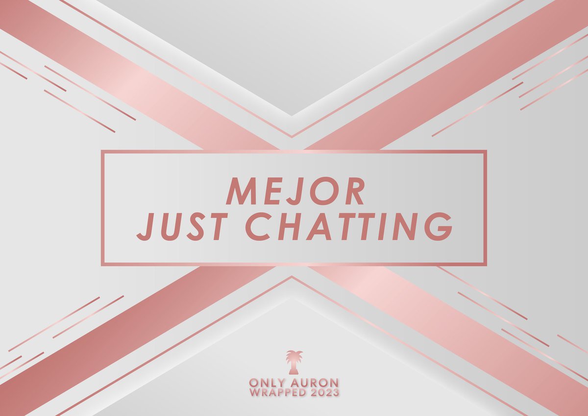 OnlyAuron_'s tweet photo. ⚜️ | O1 - Mejor Just Chatting

¡Cita/comenta tu favorito!

#OnlyAuronWrapped ²⁰²³ https://t.co/42Ifdb1BGn