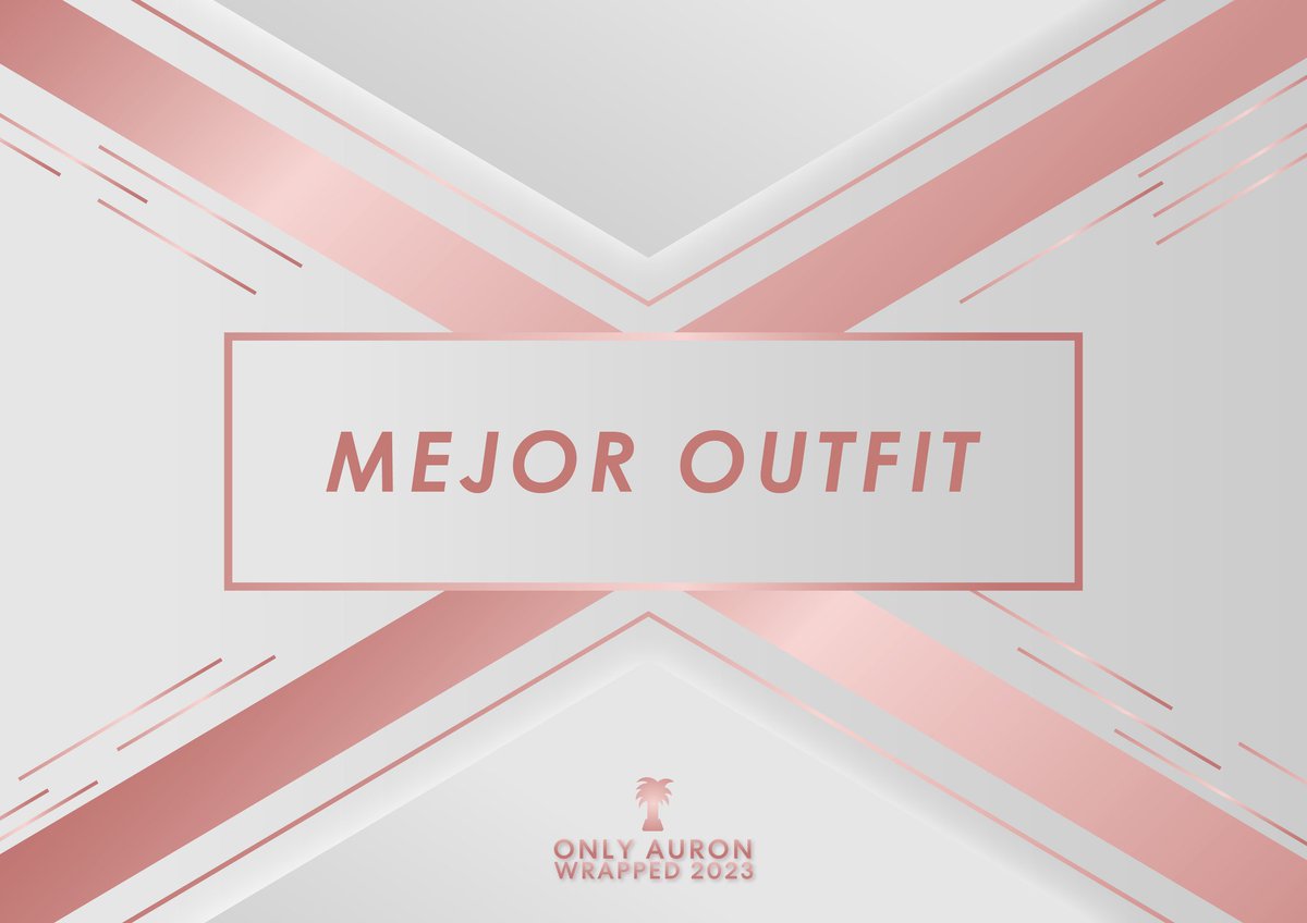 OnlyAuron_'s tweet photo. ⚜️ | O3 - Mejor Outfit

¡Cita/comenta tu favorito!

#OnlyAuronWrapped ²⁰²³ https://t.co/BwCjNrfFCL