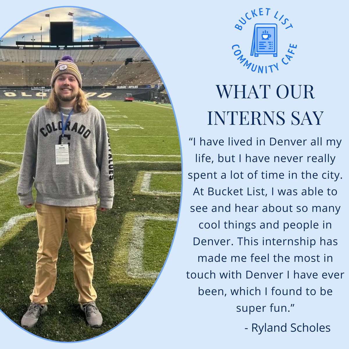 Our #newsCOneeds fundraiser is almost over! 

Can you chip in today to help us create more internship opportunities for college students like Siler, Jonathan, Maddie and Ryland? They are the journalists of tomorrow. 

Click here to contribute: tinyurl.com/332tb6h7