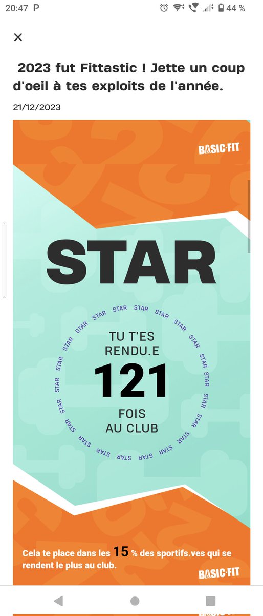 Davibasteni's tweet photo. Mon année 2023 💪 @BasicFitFr #fittastic et on continue en 2024 😁💪 https://t.co/2P5j40hmJw