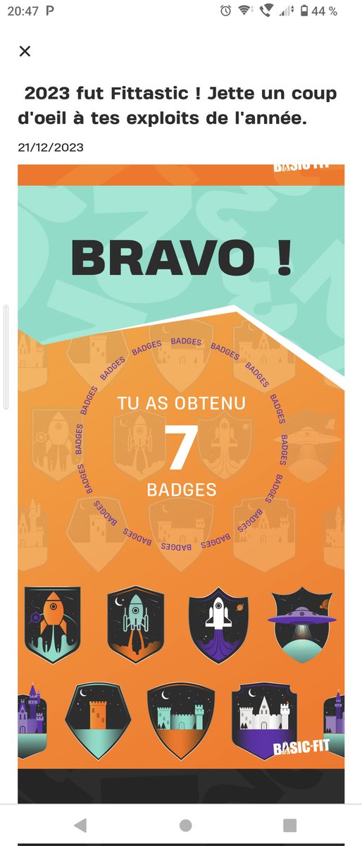 Davibasteni's tweet photo. Mon année 2023 💪 @BasicFitFr #fittastic et on continue en 2024 😁💪 https://t.co/2P5j40hmJw