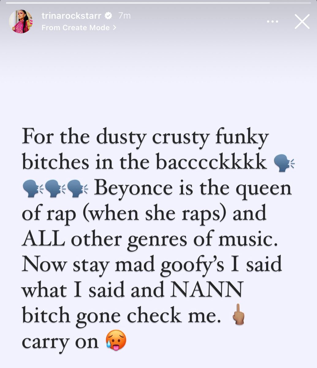 jabriaiam's tweet photo. Trina standing on her 10 behind Beyoncé, she just like me fr lmao https://t.co/zYL9ORER6k