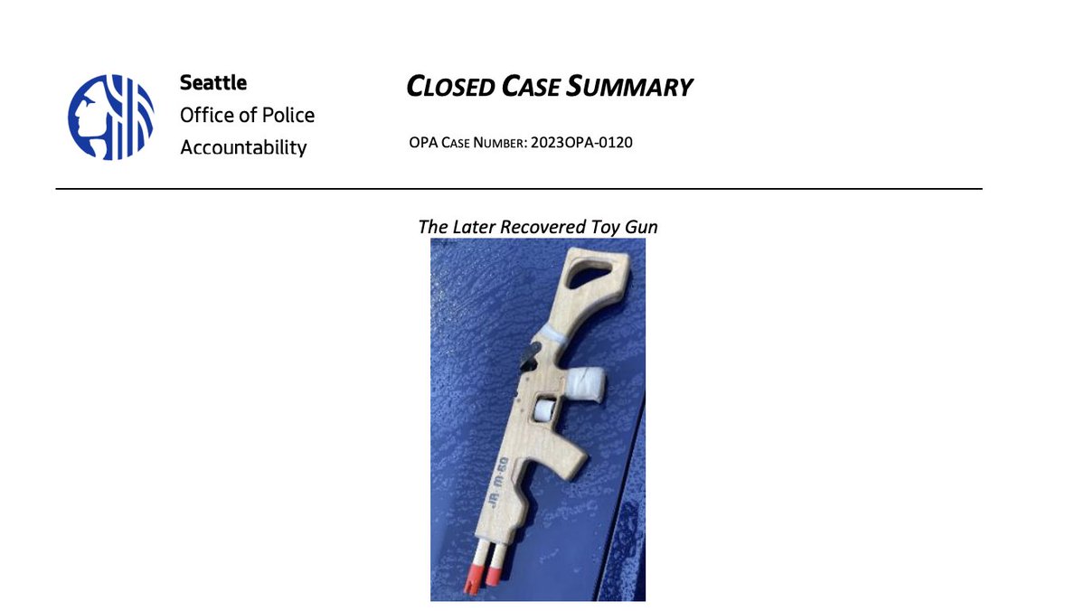 Officers claimed they had to act fast because he was a "potential deadly threat." 

His weapon: