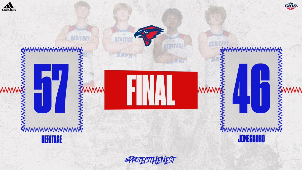The Heritage School Basketball (Newnan) (@ths_hawksmbb) on Twitter photo Final Score:
THS - 57
Jonesboro - 46
Max Skidmore - 25pts
Mason Bolinger - 18pts
Barron Ofosu-Kwarteng - 12pts
Coleman Hellgeth - 2pts
#ProtectTheNest π΅π΄π <a href="/ClassicToc/">TOCClassic</a> Final Score:
THS - 57
Jonesboro - 46
Max Skidmore - 25pts
Mason Bolinger - 18pts
Barron Ofosu-Kwarteng - 12pts
Coleman Hellgeth - 2pts
#ProtectTheNest π΅π΄π <a href="/ClassicToc/">TOCClassic</a>