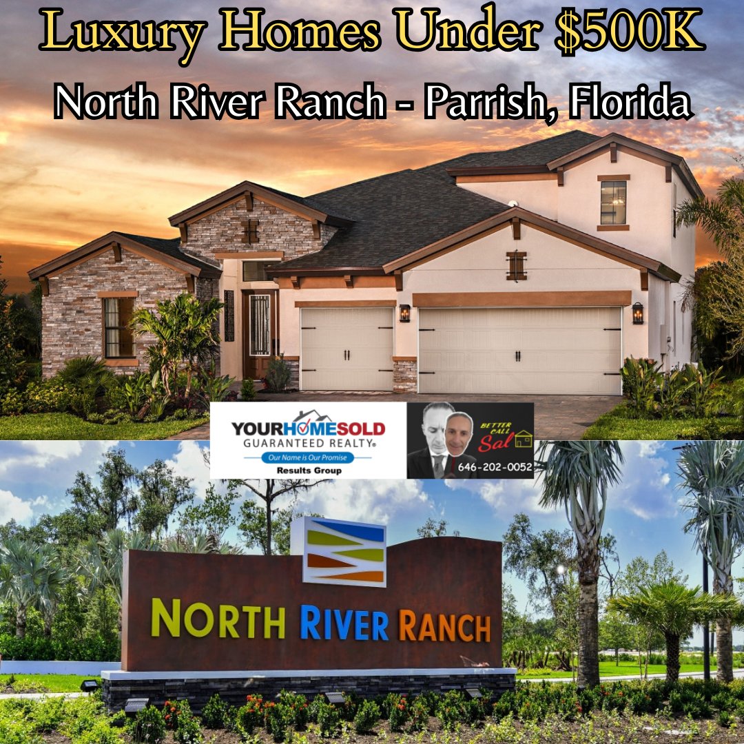 🏡 **Luxury Living for Less! Explore North River Ranch, Parrish, FL 🌟 Homes under $500K!**
🔑 Upscale homes, unbeatable prices!
📞 Call now for a private tour! Don't miss out!
#LuxuryHomes #ParrishFL #NorthRiverRanch #YourHomeSoldGuaranteed #BetterCallSal