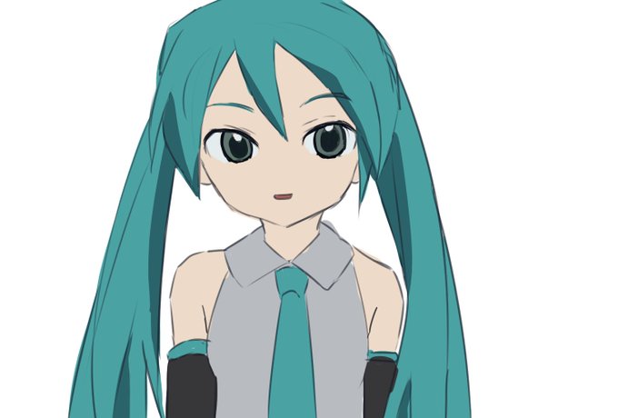 「aqua hair flat color」 illustration images(Latest)