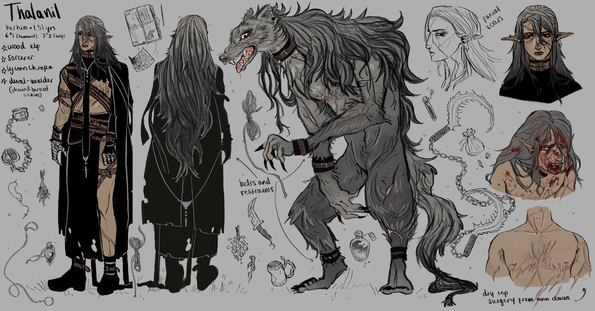 PETERP4RKR's tweet photo. i finished my new dnd character just in time for the first session! 
#dnd #oc #ArtistOnTwitter https://t.co/E4kCrt6ltr