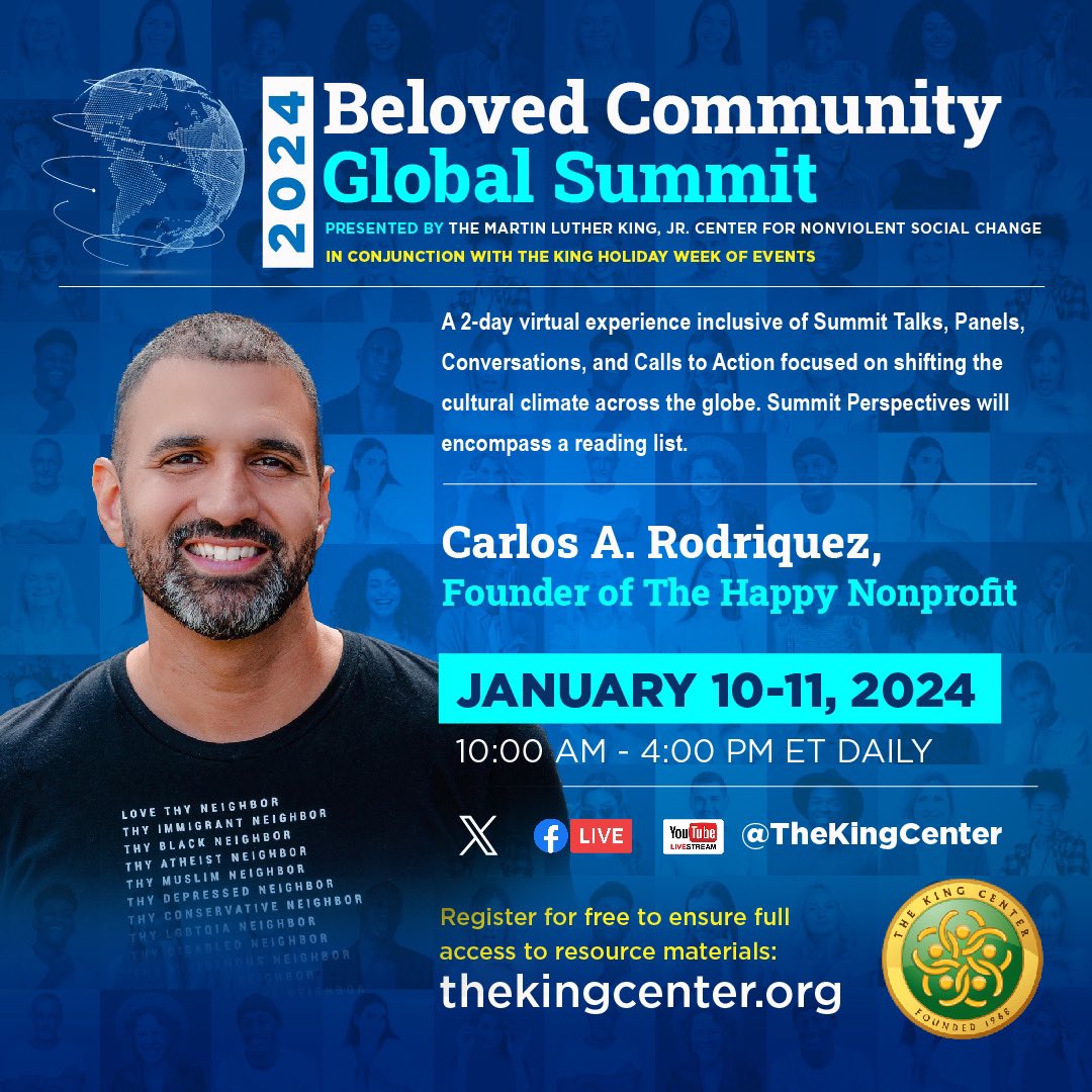 VonnettaLWest's tweet photo. I am committed to being a #ClimateShifter. Join me for @TheKingCenter’s 2024
Beloved Community Global Summit - an opportunity to explore a love-centered
strategy for shifting our cultural climate. Free registration = resource materials:
https://t.co/Rsj510Bz2q #BCGS #MLKDay2024 https://t.co/EVozR4Zx2F