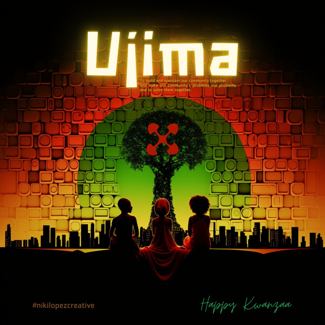 #Ujima : Collective Work &amp; Responsibility! In the spirit of togetherness, #NikiLopezCreative thrives on collaborative artistry—every brushstroke resonates through our community. Let's champion shared efforts, uplifting one another and building a future rich in collective growth.