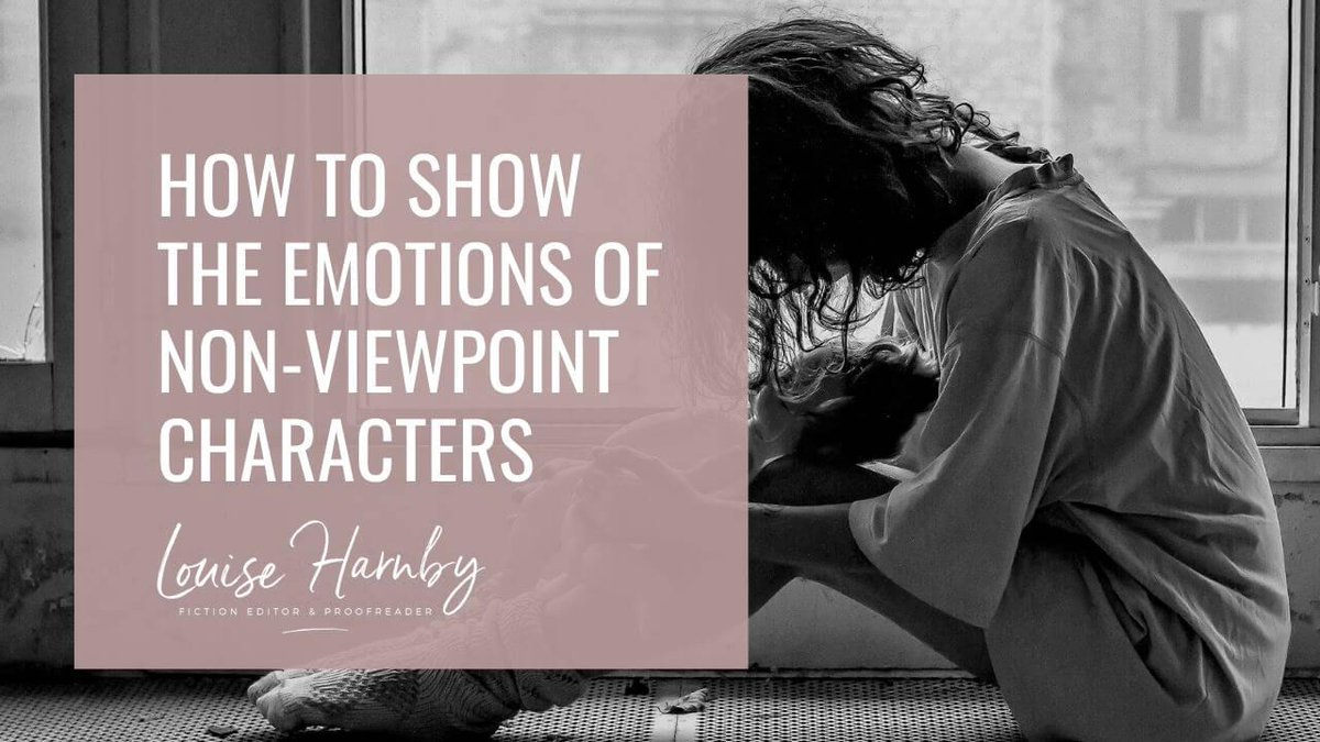 Here are some tips on how to show the emotions of non-viewpoint characters. louiseharnbyproofreader.com/blog/how-to-sh…