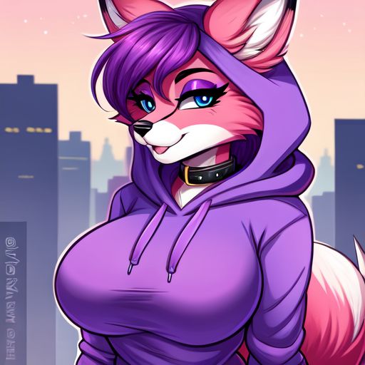 SkyeTheFox2000's tweet photo. I changed up my fursona a "bit" (using AI) Her name is still Skye! https://t.co/zmcfu62u3O