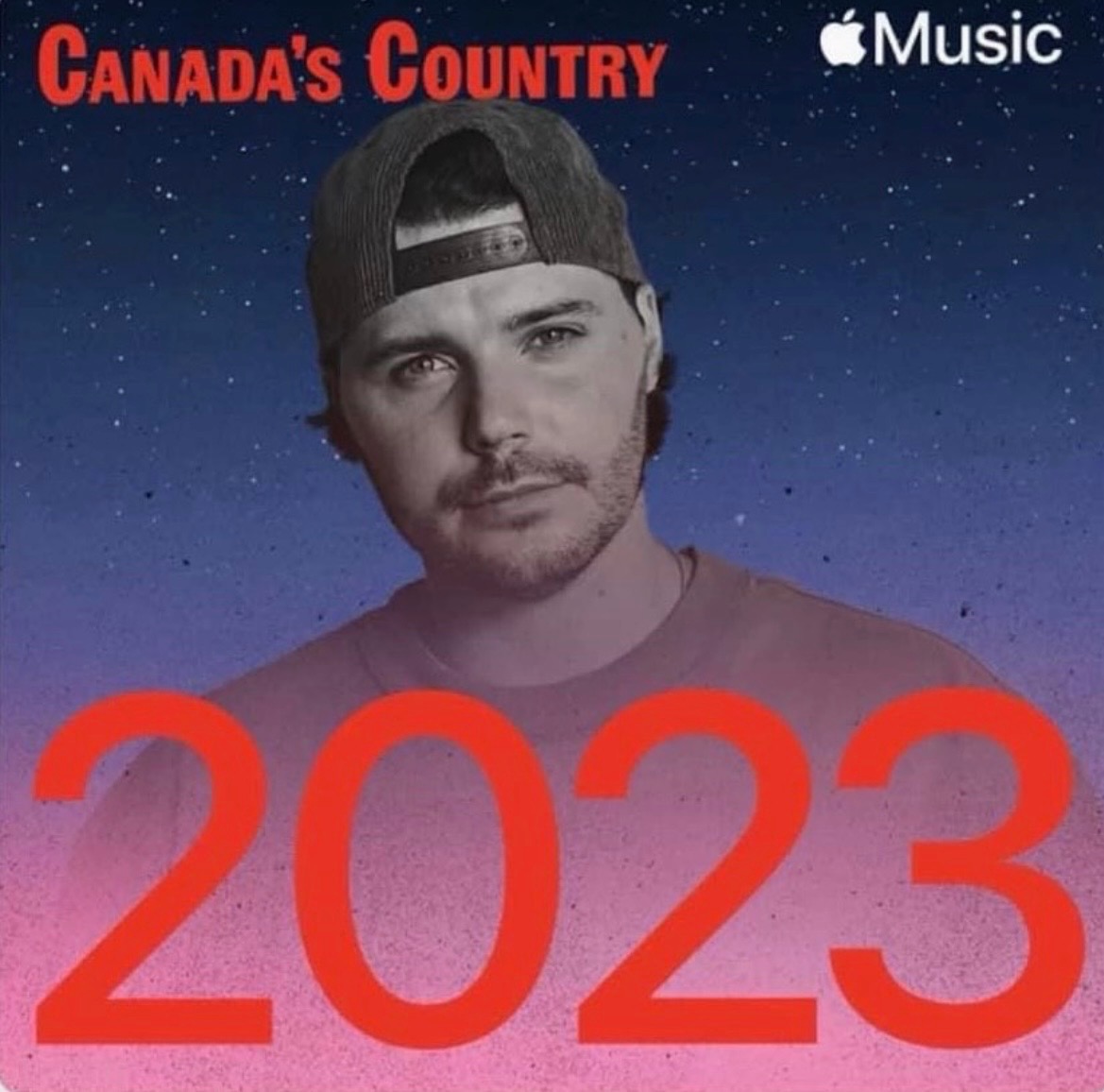 Check out @musicjoshross on the cover of the @AppleMusic's Canada's Country 2023 playlist!🇨🇦 Stream now to hear the hits released this year from your favourite Canadian country artists.