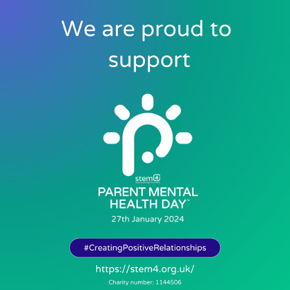 MilesAndPtns's tweet photo. Today marks the third #ParentMentalHealthDay where we recognise the importance of parents’ and carers’ mental health and focus on #creatingpositiverelationships to improve happiness, safety and resilience.
https://t.co/EwH5xblVWy
#PMHD2024 https://t.co/KZoaMxxstt