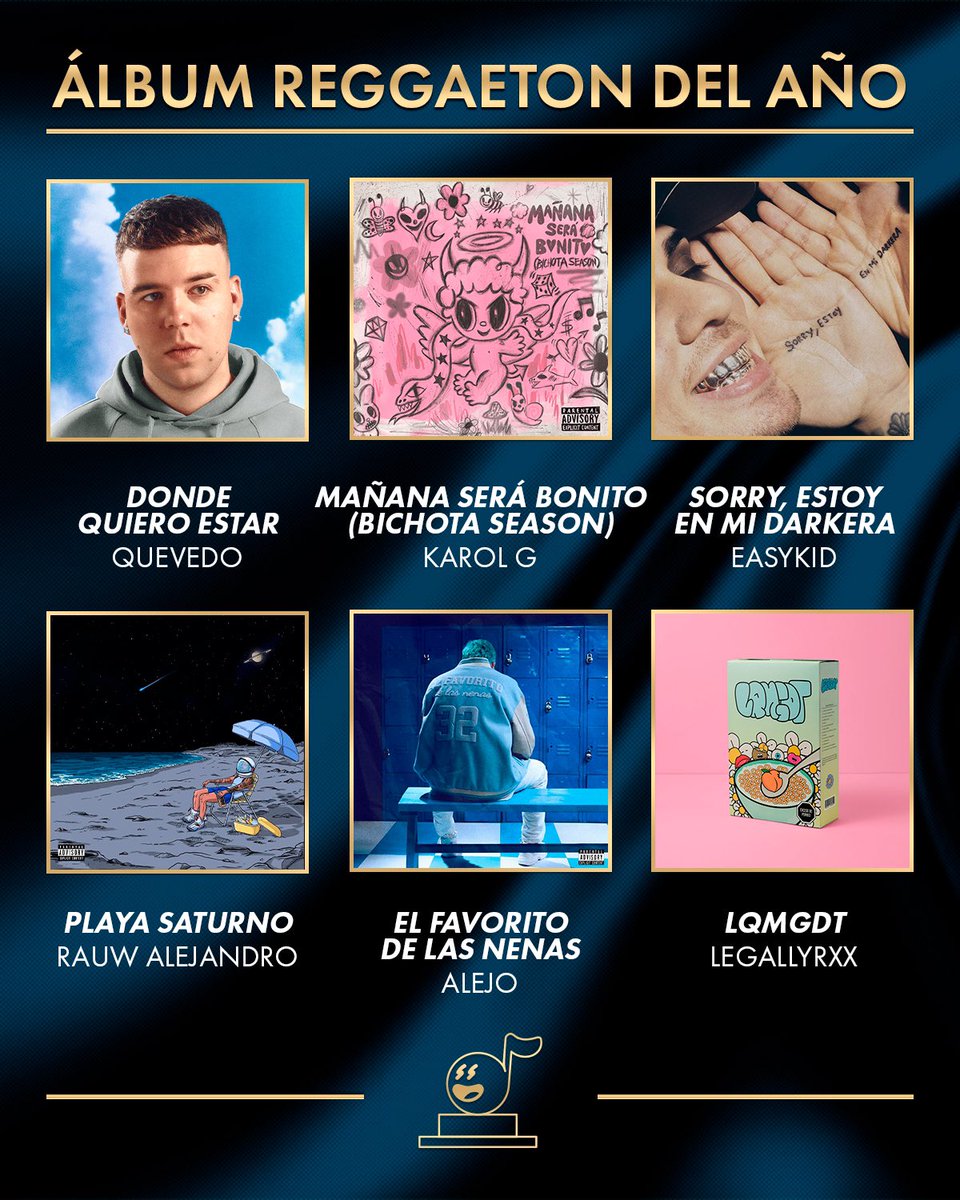 clubdelacorchea's tweet photo. 🏆PREMIOS ‘CORCHEA DE ORO’🏆

Álbum reggaeton del año

Vota en: https://t.co/N7gwf7cyZp https://t.co/auL993vhmg