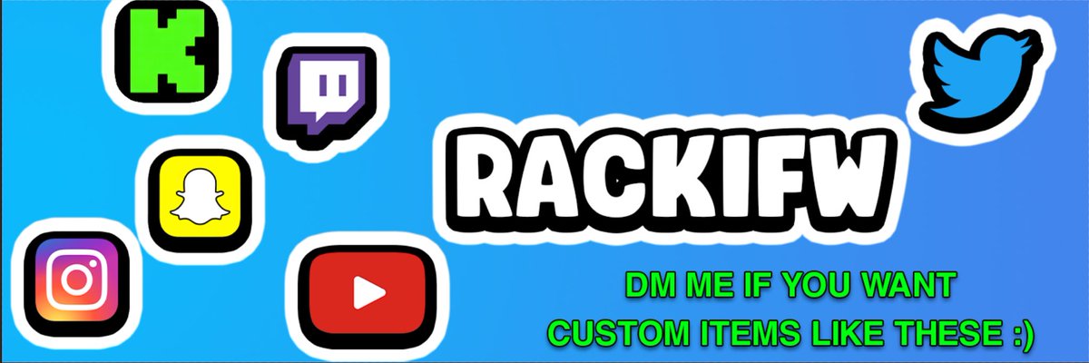 rackifx's tweet image. Dm if you need logos, banners, overlays
#streamers #customwork #obs #twitch #kick #Rumble