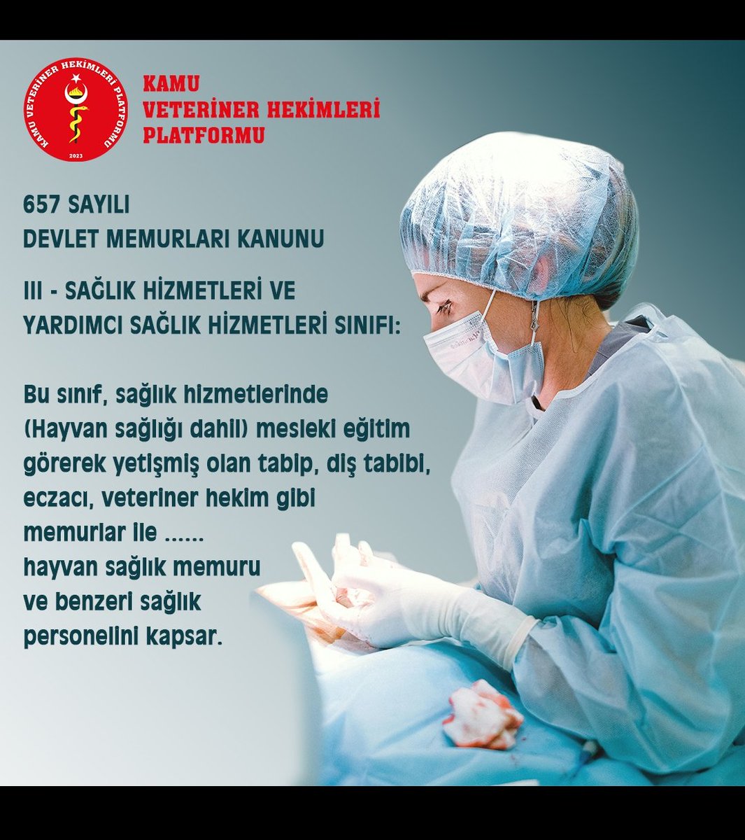 Artık görmezden gelmeyin... Veteriner Hekimlere hakettiği özlük haklarını verin. #VeterinerHekimTorbaYasaya