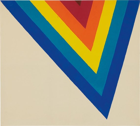 helicopterdrops's tweet image. Mention a favorite painting 

Bridge by Kenneth Noland. #colorfield