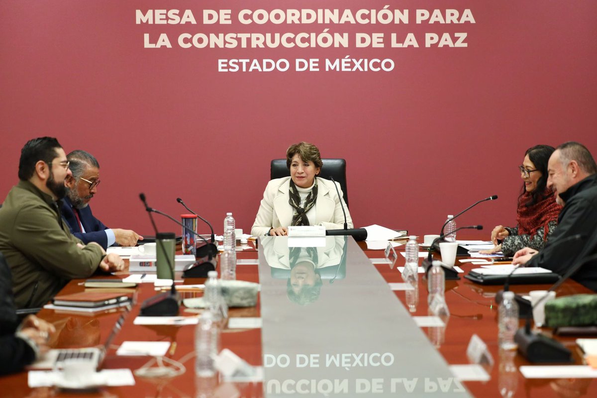 ENCONCRETO_'s tweet photo. Destaca Gobernadora Delfina Gómez reducción de delitos gracias al trabajo coordinado de los tres órdenes de gobierno https://t.co/3lFgOziaQS