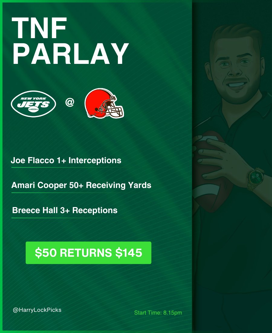HarryLockPicks's tweet photo. 🏈 TNF Parlay 🏈

Wager with at least $5 on bet365 and you’ll get $150 in bonus bets.

Claim here: https://t.co/hflUVxpqWU

21+ gamble responsibly, new customers. https://t.co/oEhj8eVSVl
