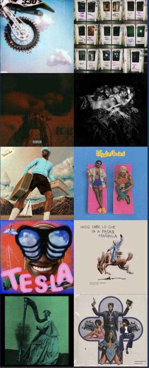 top 10 drops in 2023:

MID AIR <a href="/ParisTexasUSA/">PARIS TEXAS</a> 
2Ruff Vol. 1  <a href="/chaseandstatus/">Chase & Status</a> 
GENERATIONAL CURSE  <a href="/ICECOLDBISHOP/">lil’ bink</a> 
HDYSAN? <a href="/TeezoTouchdown/">Mr.Mrs</a> 
CMIYGL Est. Sale <a href="/tylerthecreator/">T</a> 
KAYTRAMINÉ @KAYTRANADA  <a href="/heyamine/">Aminé</a> 
TESLA <a href="/lilyachty/">CONCRETE BOY BOAT^</a> 
NSLQVAPM <a href="/sanbenito/">Benito Antonio</a> 
GUTV <a href="/tvgirlz/">TV Girl</a> 
STH <a href="/jpegmafia/">JPEGMAFIA</a>