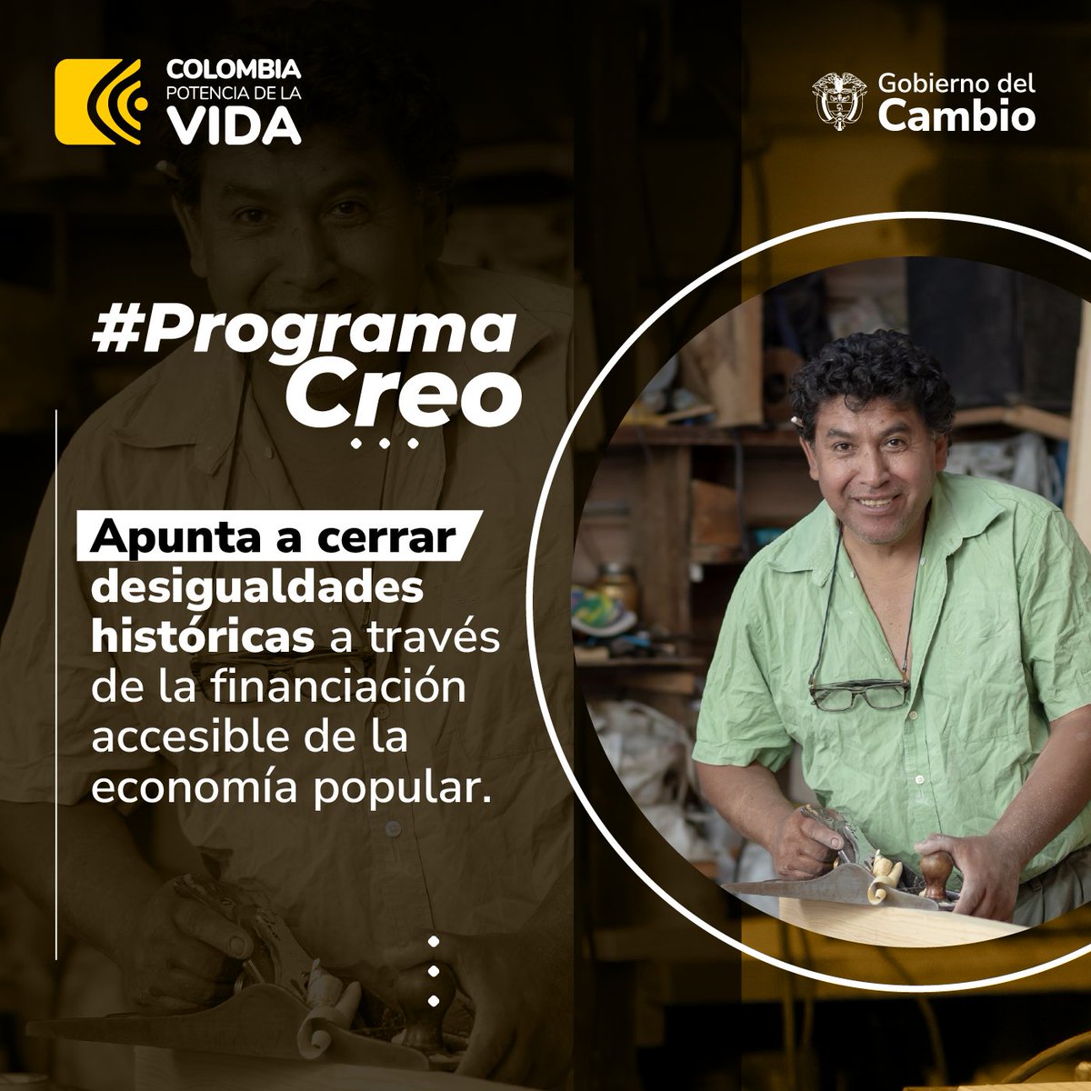 Ahora las personas de negocios ambulantes, tenderos y productores agropecuarios de bajos ingresos que necesiten financiación para desarrollar o hacer crecer sus negocios o proyectos productivos tendrán la oportunidad de acceder al Programa Creo, un crédito #ContraElGotaAGota que