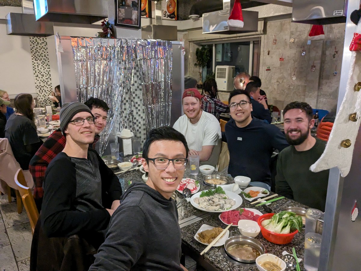 DAF and Friends Holiday Hotpot 2023! 😋 🍜

Special thanks to <a href="/AShadyEquation/">AShadyEquation</a> for driving up from Calgary!

We all fell into a food coma after this 😴