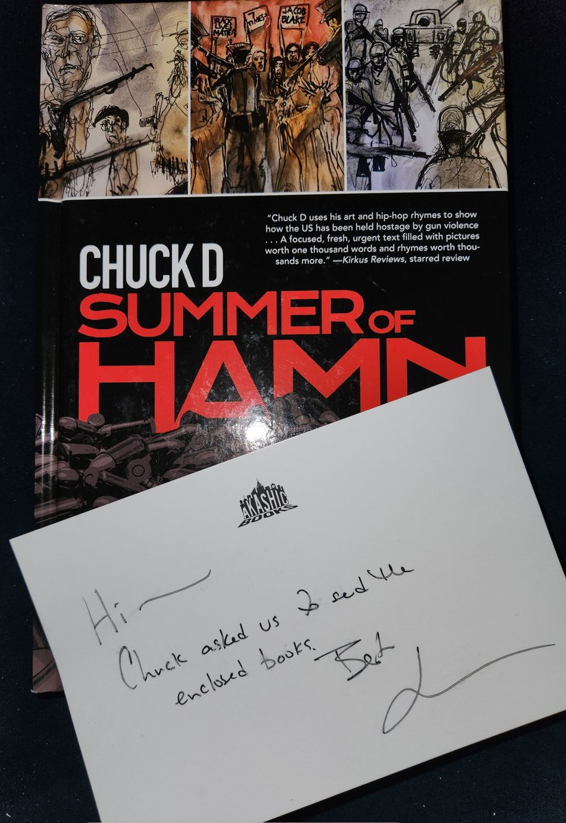 Lizzs_Lockeroom's tweet photo. What a great surprise! Looking forward to checking these out! Thanks @MrChuckD #PE #Stewdio #SummerOfHAMN #EnemyBooks https://t.co/V28u4bps4r