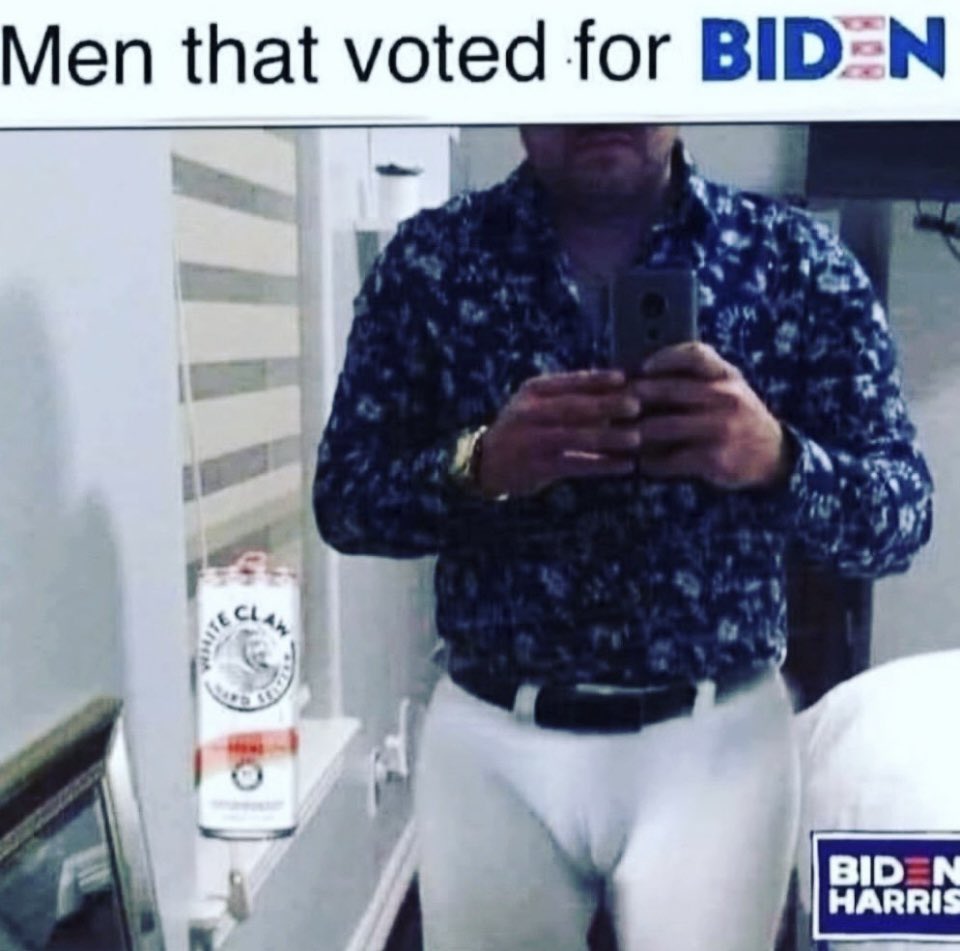 Godfatherparte2's tweet photo. Males with more Testosterone than Estrogen vote for Trump!

🌭🌮🌭🌮🌭🌮🌭🌮 https://t.co/WASZxYHYWJ