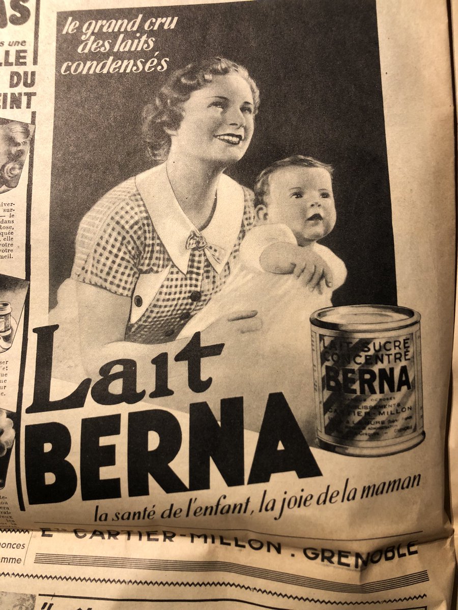 Cette pub de 1938. Poke <a href="/BernaFrederic6/">Frederic Berna</a> 😂