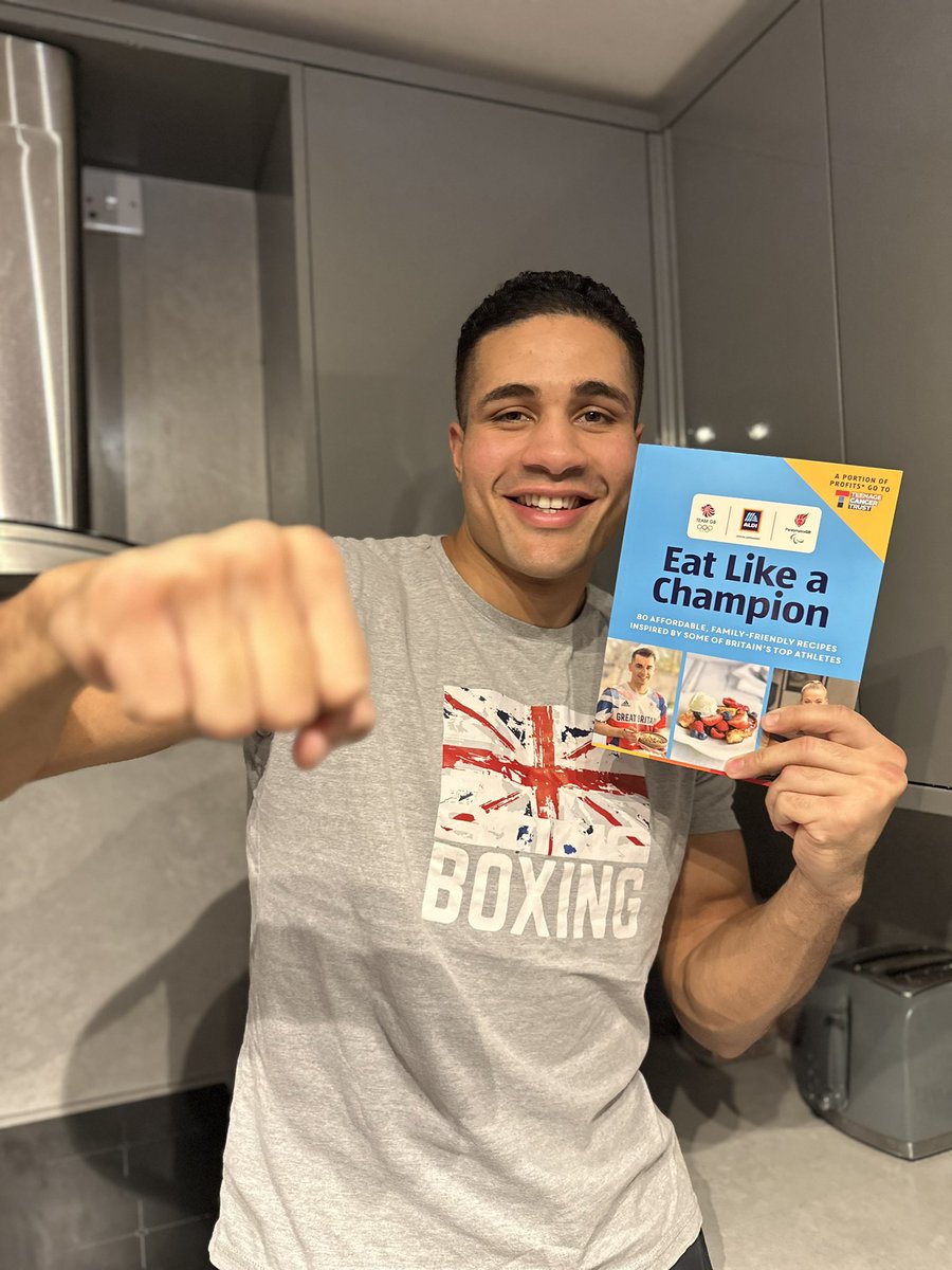deliciousboxing's tweet photo. In collaboration with @TeamGB and @ParalympicsGB , the @AldiUK cook book is officially out!  Inspired by GB top athletes and nutritionists, the book includes 80 healthy and affordable family friendly recipes that are quick and easy to make.  #Aldiuk #Eatlikeachampion https://t.co/Ypoh1gYp3i