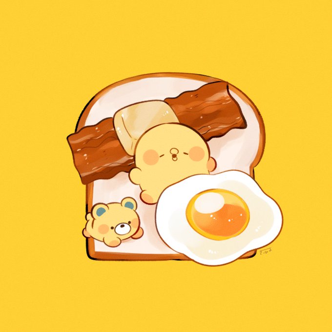 「ひよこ 目玉焼き」のTwitter画像/イラスト(新着)