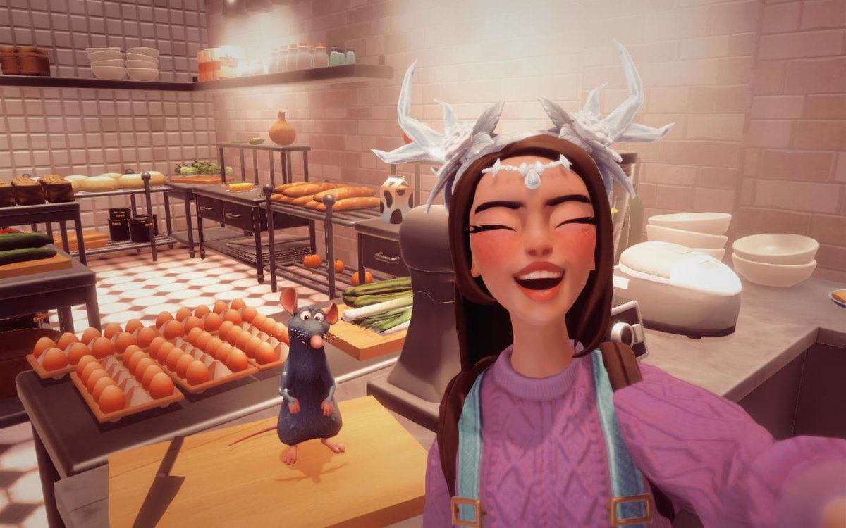 ur girl is literally obsessed with disney dreamlight valley 👩🏻‍🍳