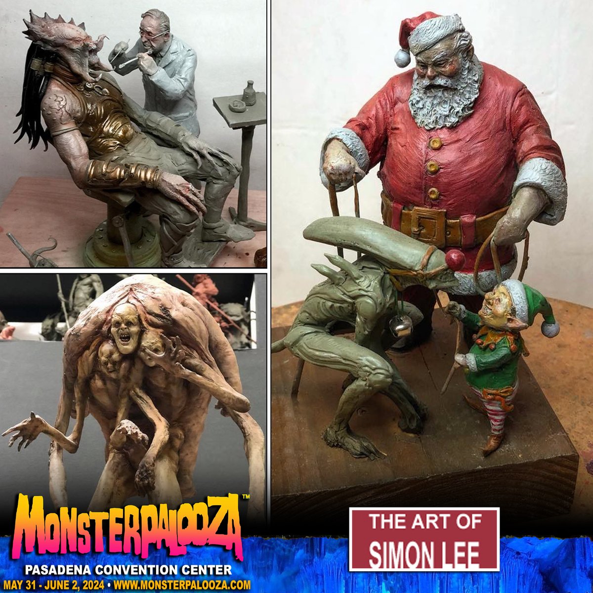 #Artist @SpiderzeroSimon is a #ConceptDesigner & #sculptor known for his work on such projects as #PacificRim, #TheStrain, #Maleficent & many more! Meet SIMON LEE/SPIDER ZERO at #Monsterpalooza May 31 - June 2! 

Tickets are on sale now! Click here ➨ eventbrite.com/e/monsterpaloo…
