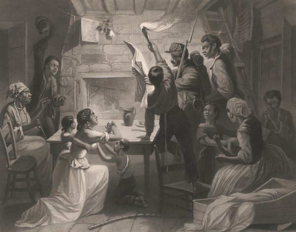 RIGHT NOW in 1863, President Lincoln's Emancipation Proclamation takes effect. 'All persons held as slaves within any State or designated part of a state in rebellion against the United States, shall be then, thenceforward, and forever free.'